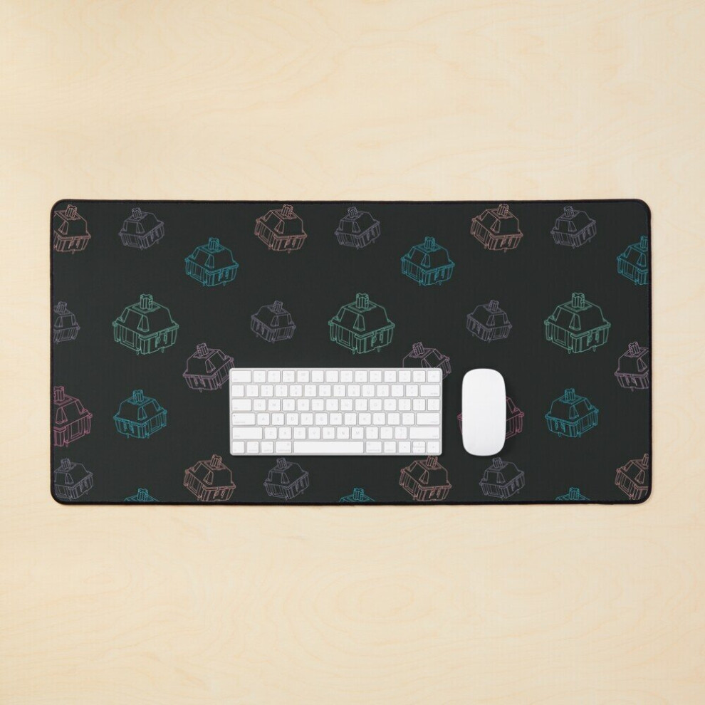 Desk Mat Mechanical Switches Large Gaming Mouse Pad 35X16 Inch 7802738346619