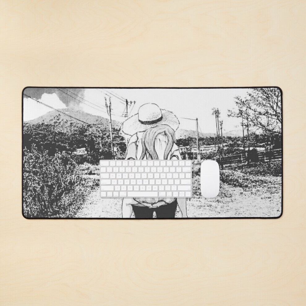 Desk Mat Punpun And Aiko Large Gaming Mouse Pad 35X16 Inch 7802738335811
