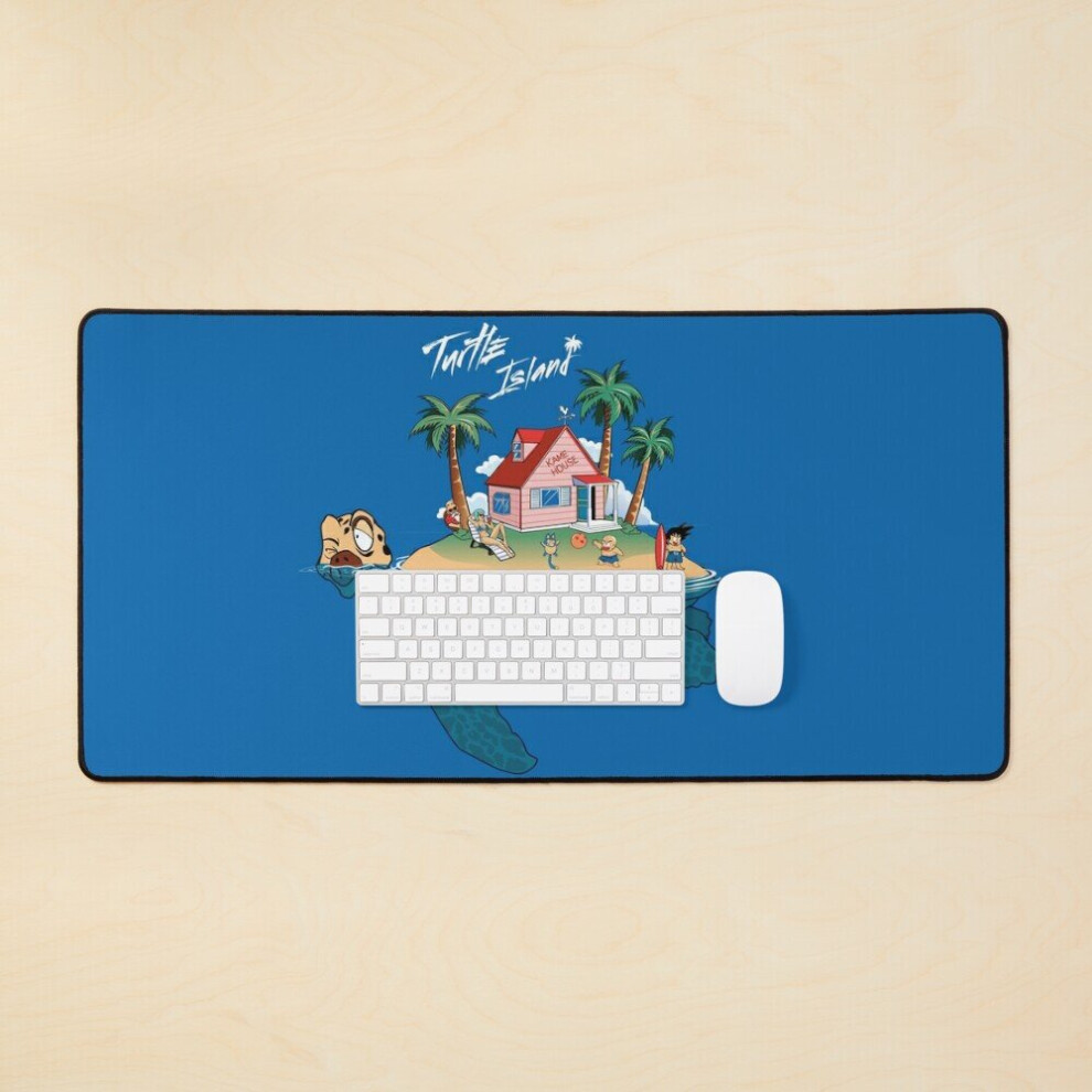 Desk Mat Turtle Island Large Gaming Mouse Pad 35X16 Inch 7802738333107