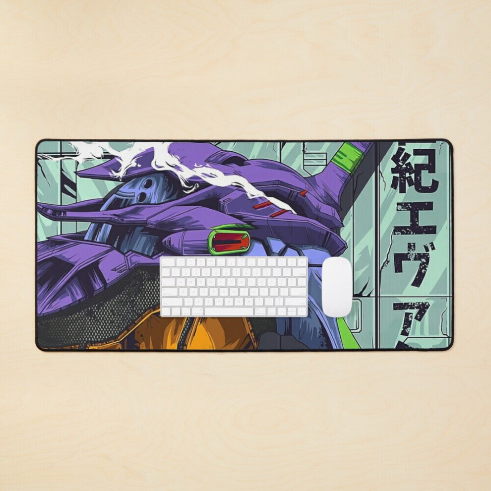 Desk Mat Neon Genesis Evangelion #01 Large Gaming Mouse Pad 35X16 Inch 7802738336344