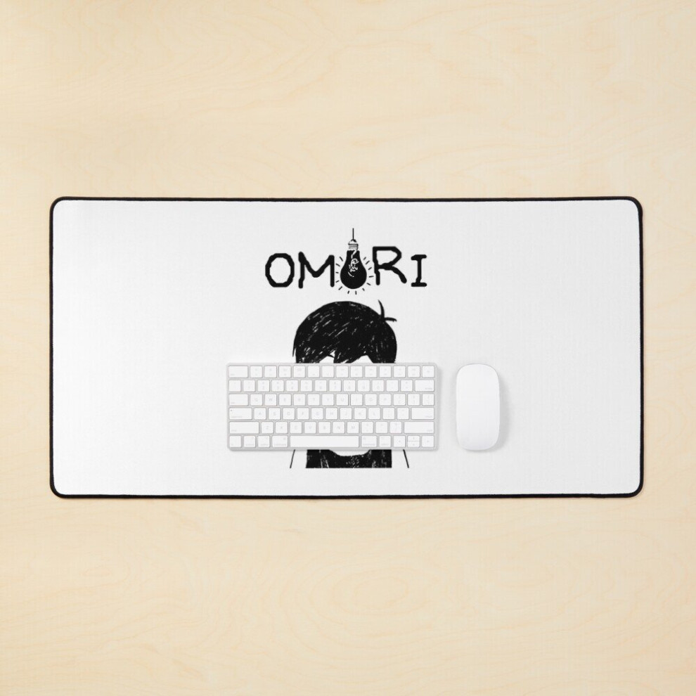 Desk Mat Omori Merch Omori Large Gaming Mouse Pad 35X16 Inch 7802738345957