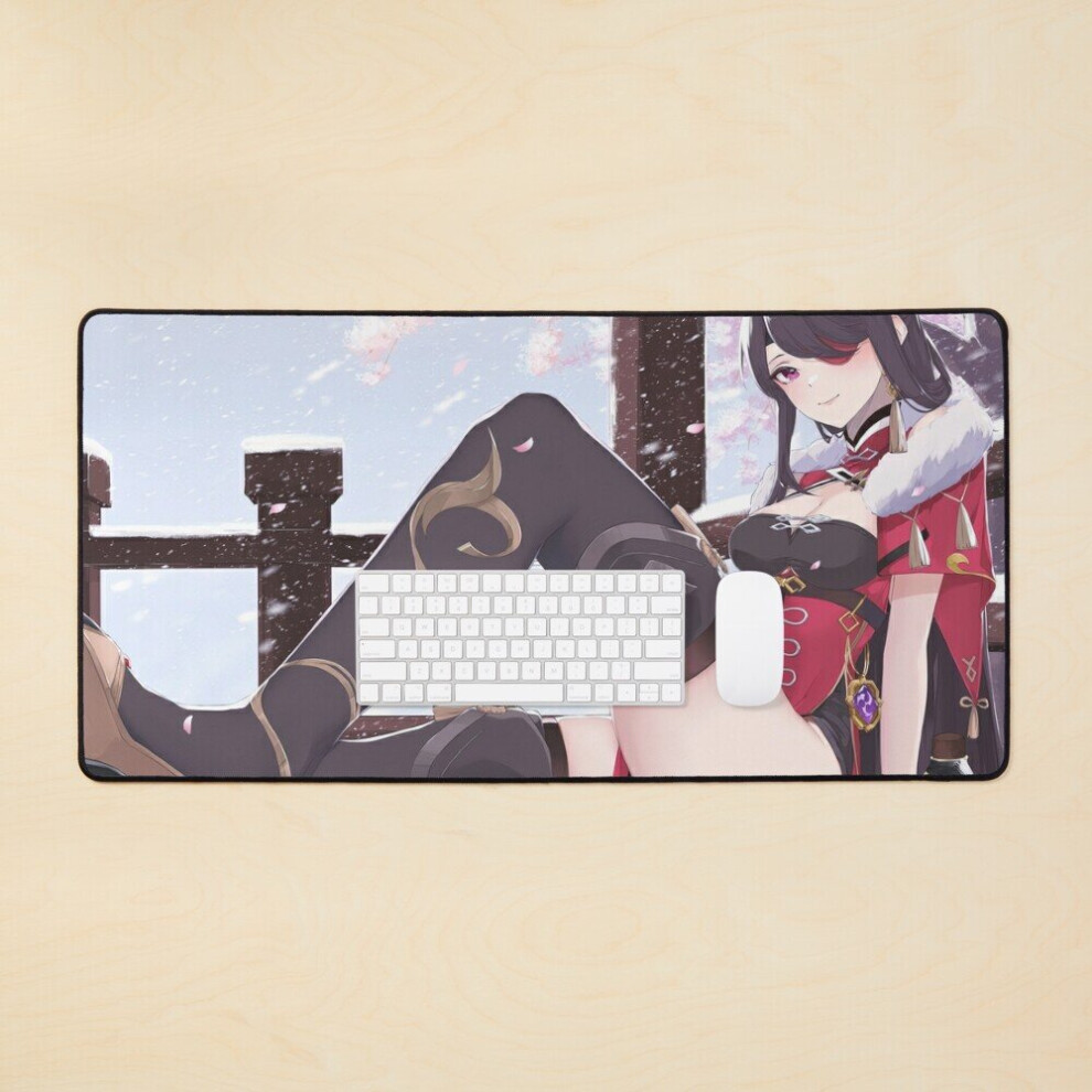 Desk Mat Beidou Genshin Impact Large Gaming Mouse Pad 35X16 Inch 7802738395068
