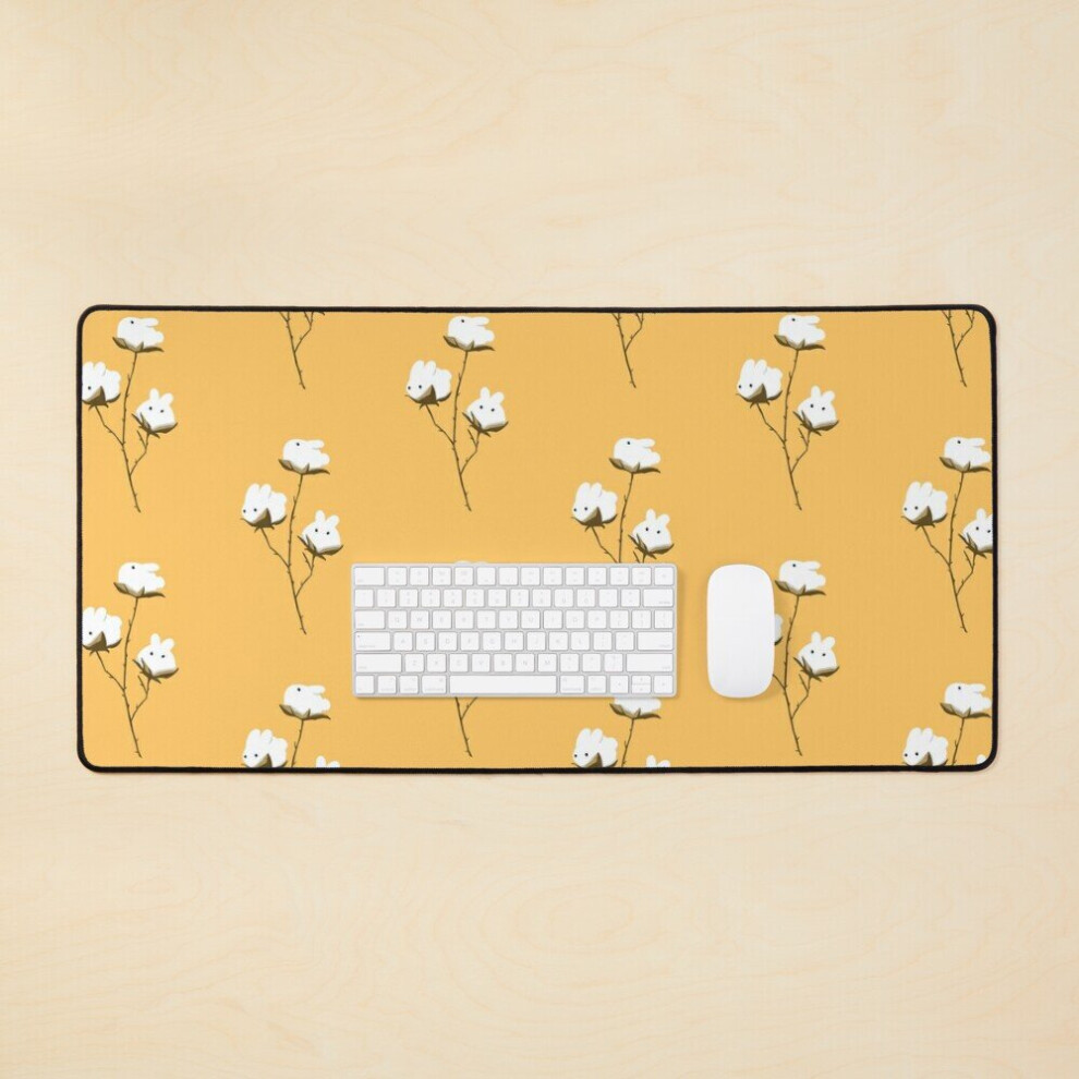 Desk Mat Cotton Bunnies Large Gaming Mouse Pad 35X16 Inch 7802738368604