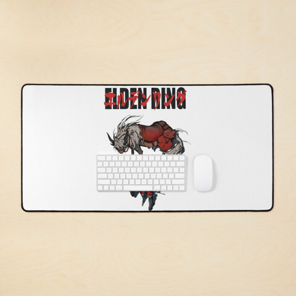 Desk Mat The Kinght And The Legendary Horse Large Gaming Mouse Pad 35X16 Inch 7802738404111