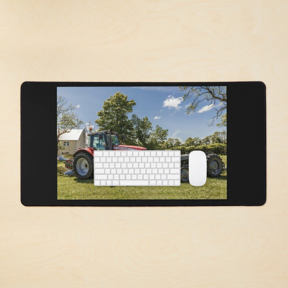 Desk Mat Old Meets New Large Gaming Mouse Pad 35X16 Inch 7802738368253