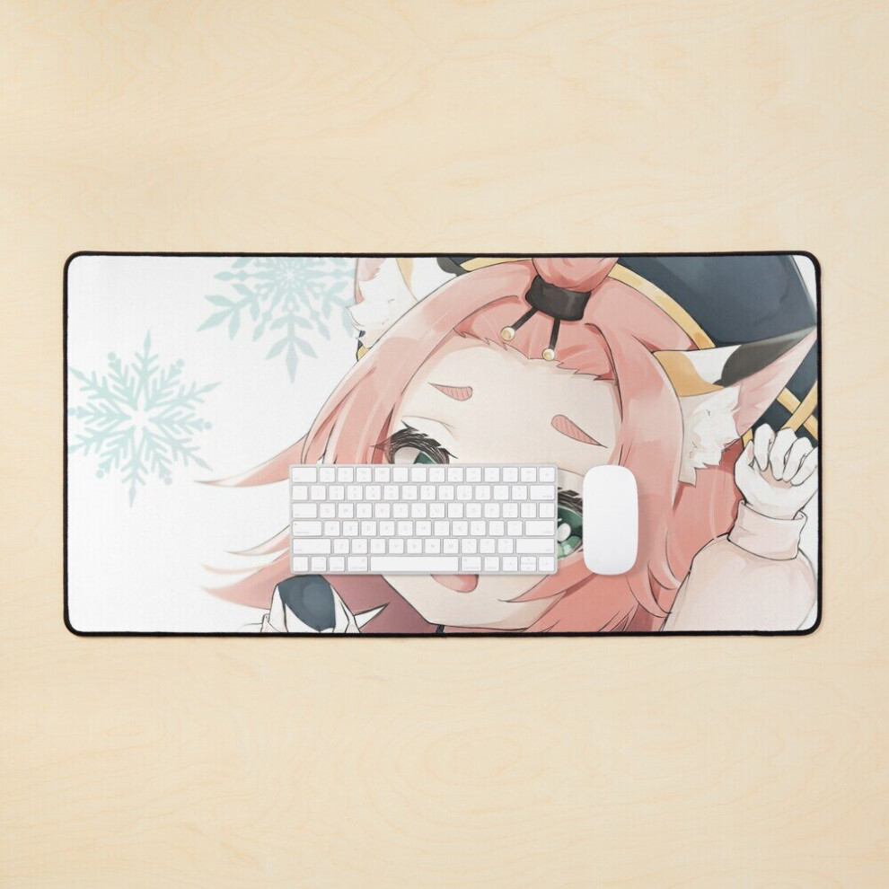 Desk Mat Genshin Impact Diona Large Gaming Mouse Pad 35X16 Inch 7802738338157