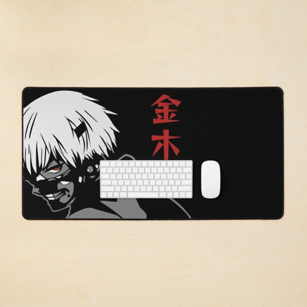 Desk Mat Kaneki Large Gaming Mouse Pad 35X16 Inch 7802738379372