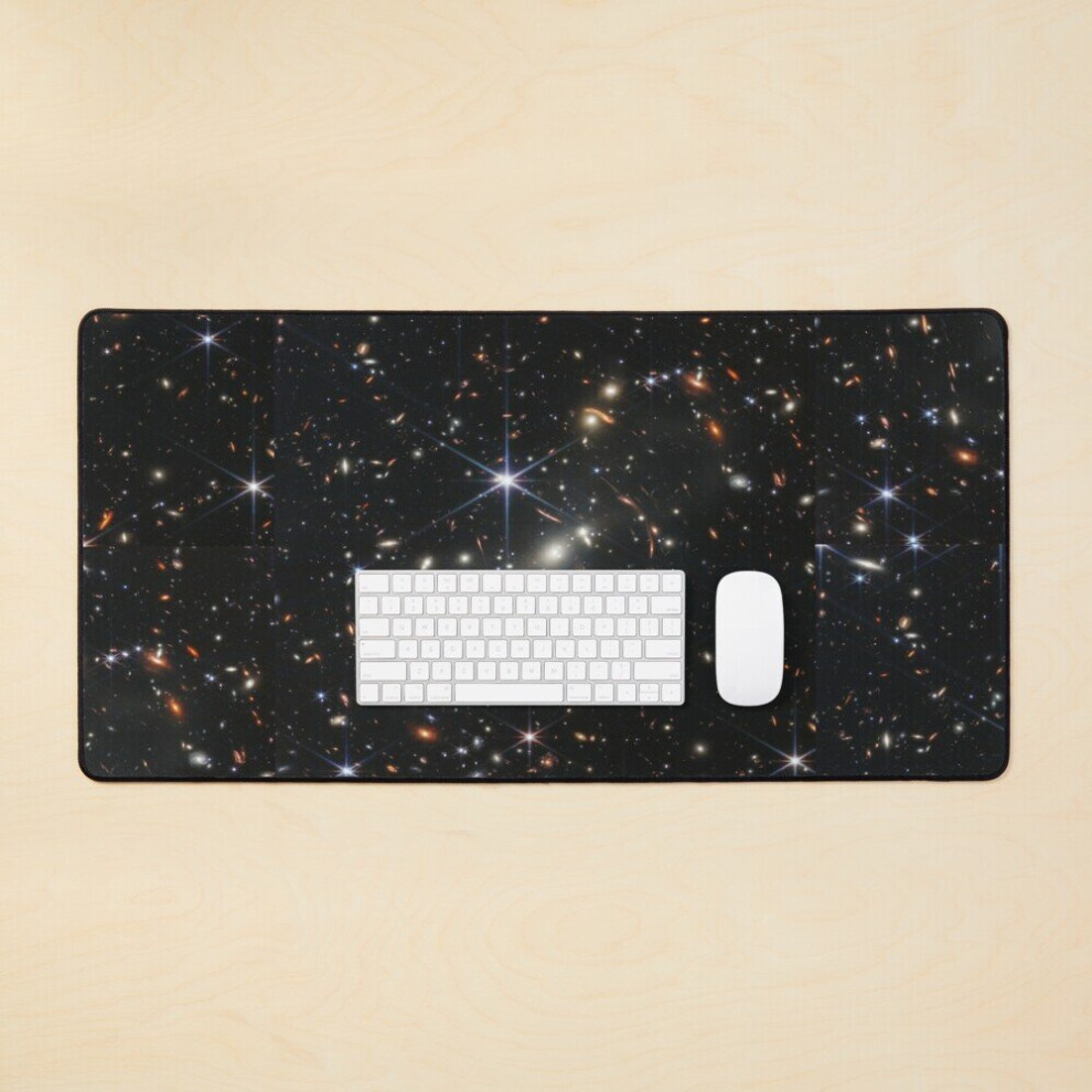 Desk Mat Webb's First Deep Field - Jwst Large Gaming Mouse Pad 35X16 Inch 7802738318234