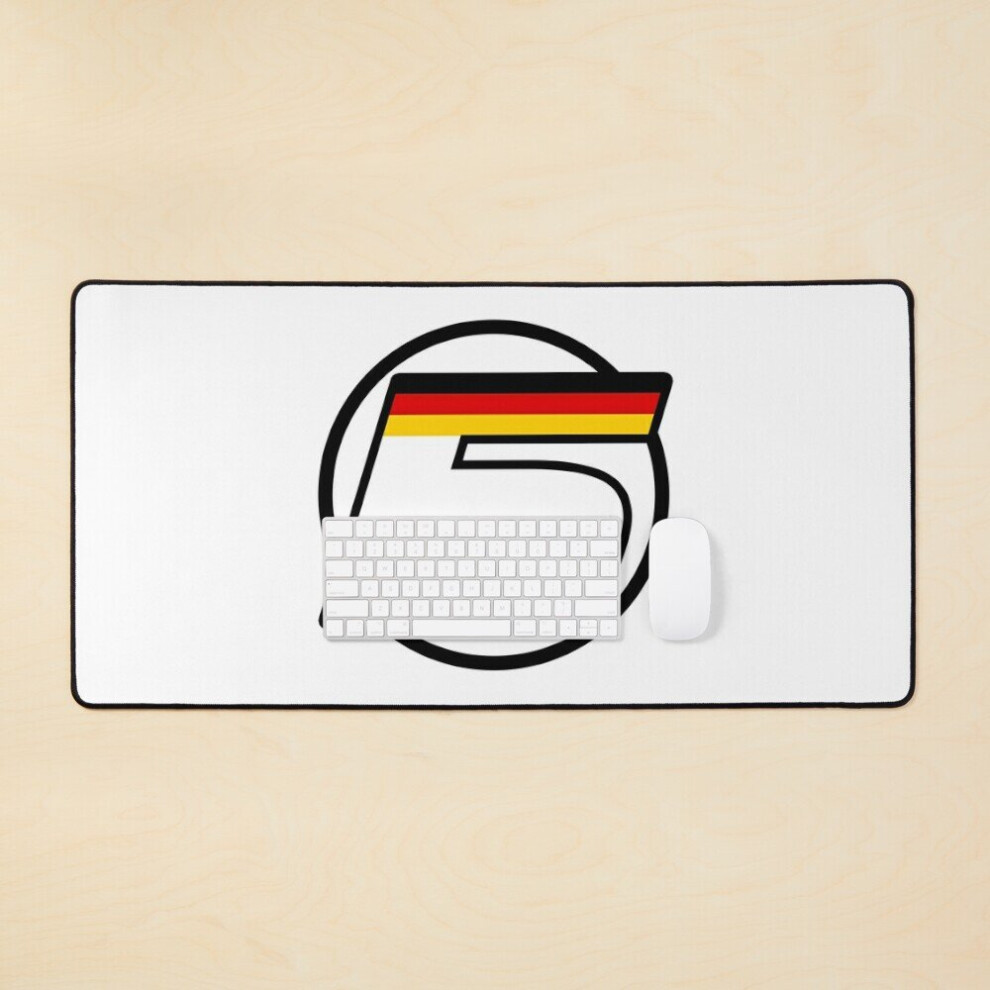 Desk Mat Sebastian Vettel 5 Germany Large Gaming Mouse Pad 35X16 Inch 7802738343786