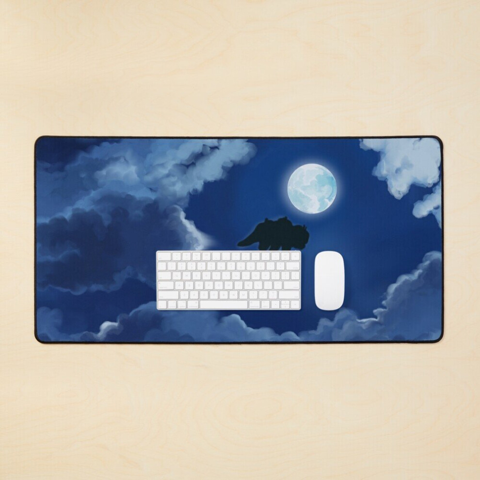 Desk Mat Appa In The Clouds (Night) Large Gaming Mouse Pad 35X16 Inch 7802738313208