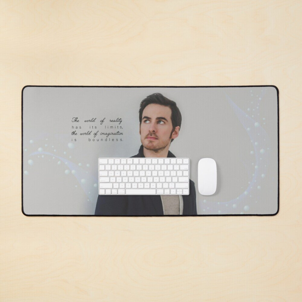 Desk Mat ...The World Of Imagination Is Boundless. Large Gaming Mouse Pad 35X16 Inch 7802738385748
