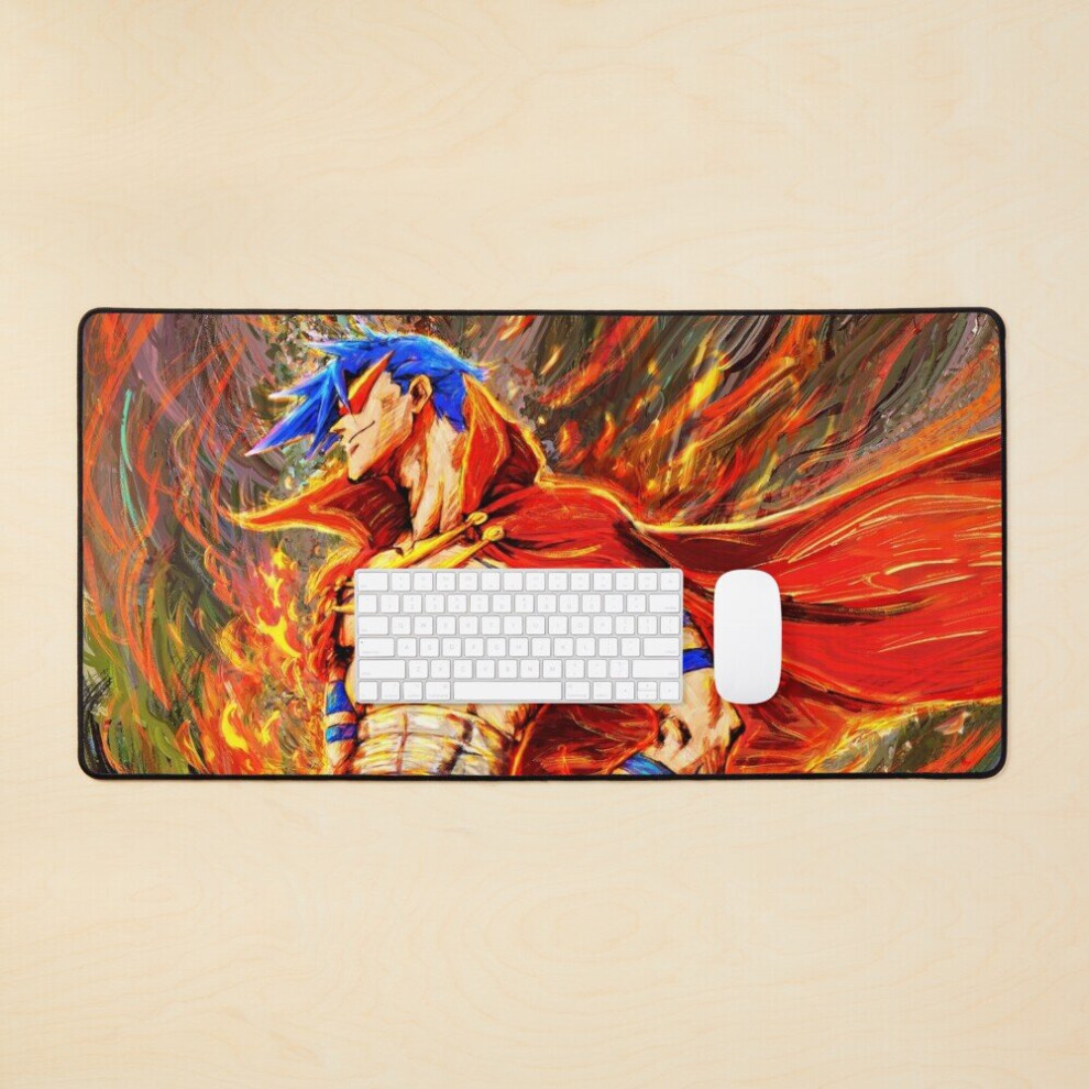 Desk Mat Kamina Gurren Lagann Large Gaming Mouse Pad 35X16 Inch 7802738315660