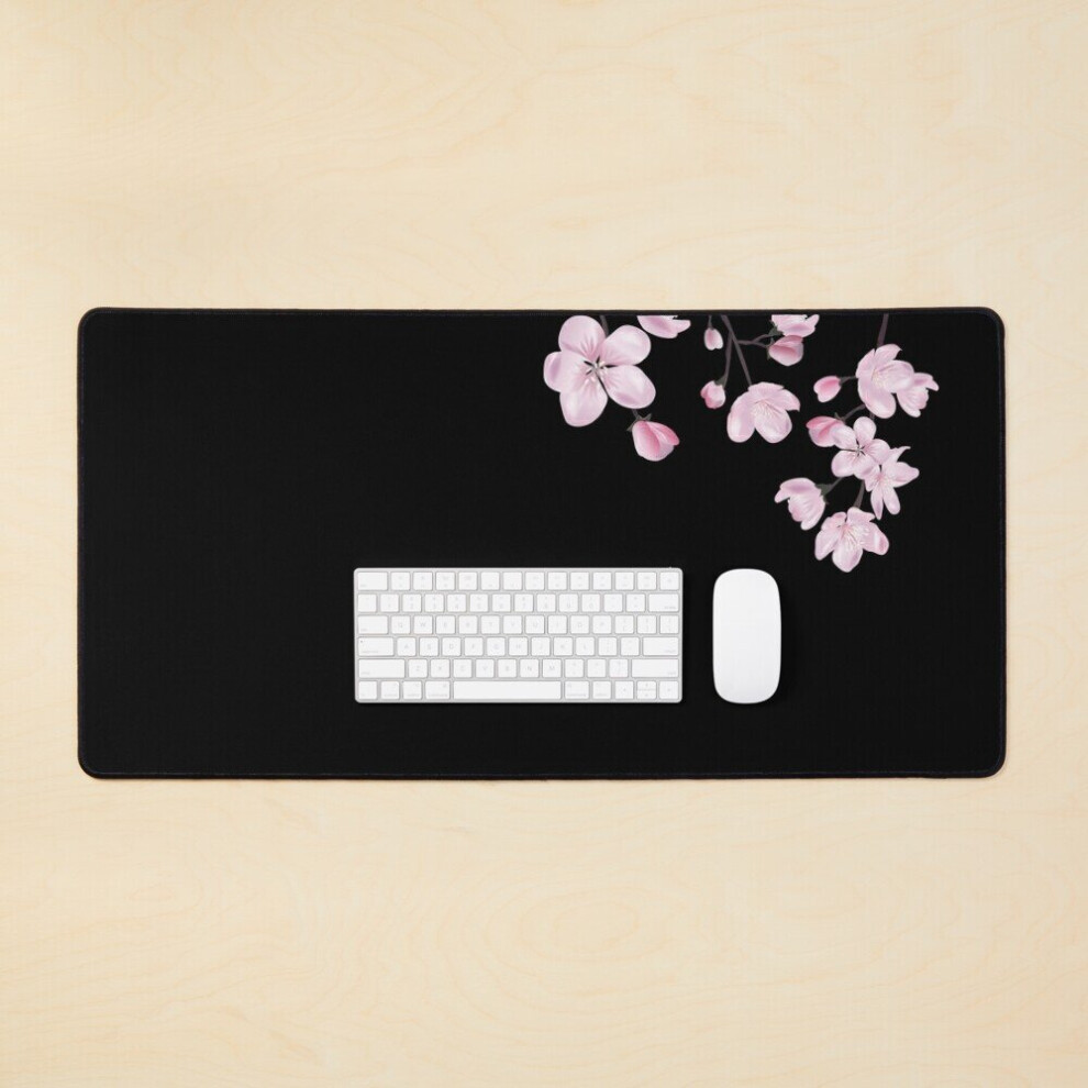 Desk Mat Sakura Cherry Blossom Large Gaming Mouse Pad 35X16 Inch 7802738312539