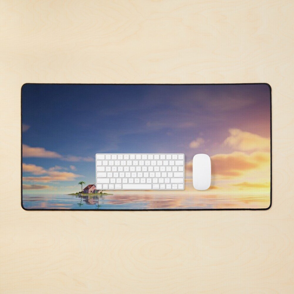 Desk Mat Kame House (Dragon Ball Z) Large Gaming Mouse Pad 35X16 Inch 7802738328271
