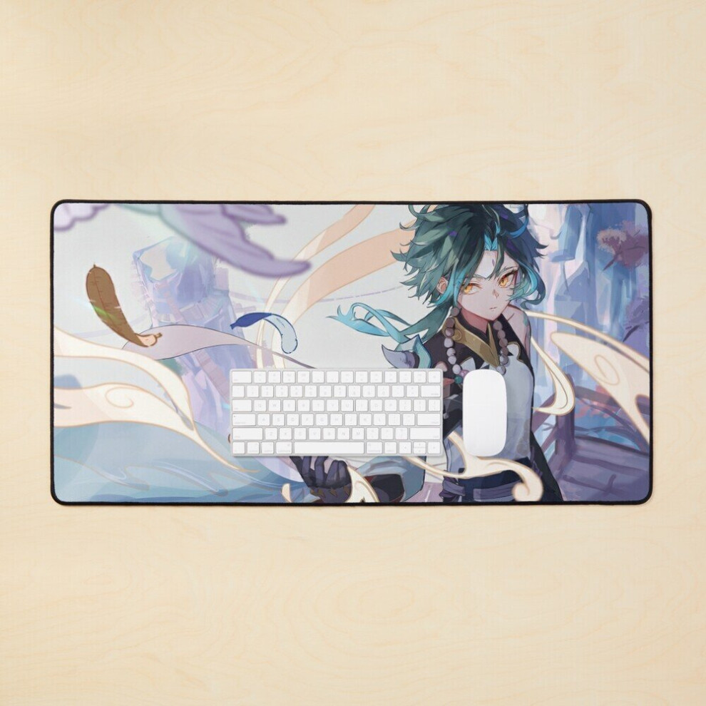 Desk Mat Xiao Genshin Impact Large Gaming Mouse Pad 35X16 Inch 7802738339000