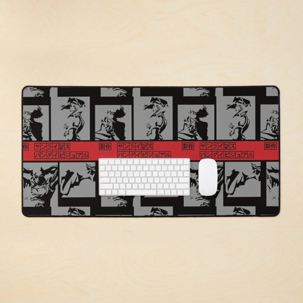 Desk Mat Anime Cowboy Bebop Large Gaming Mouse Pad 35X16 Inch 7802738363685