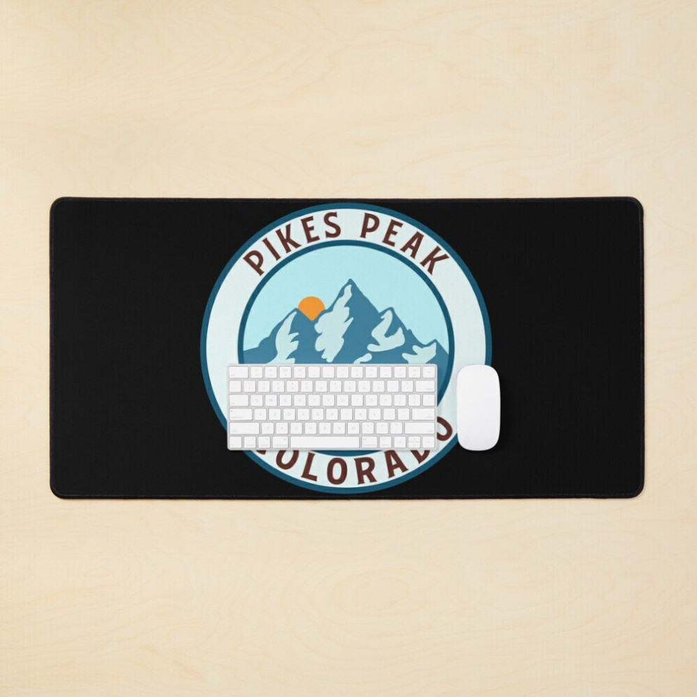 Desk Mat Pikes Peak Colorado Large Gaming Mouse Pad 35X16 Inch 7802738398847