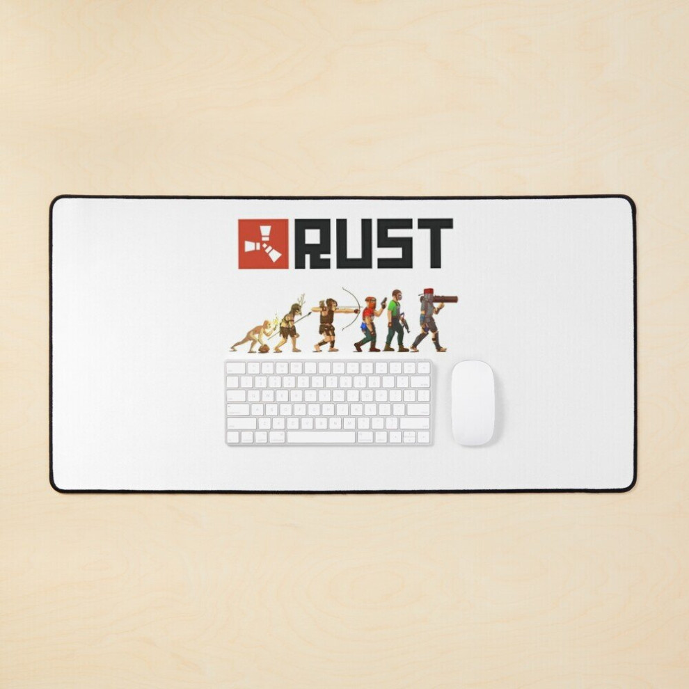 Desk Mat Vintage Retro Rust Evolution Gifts Large Gaming Mouse Pad 35X16 Inch 7802738400274