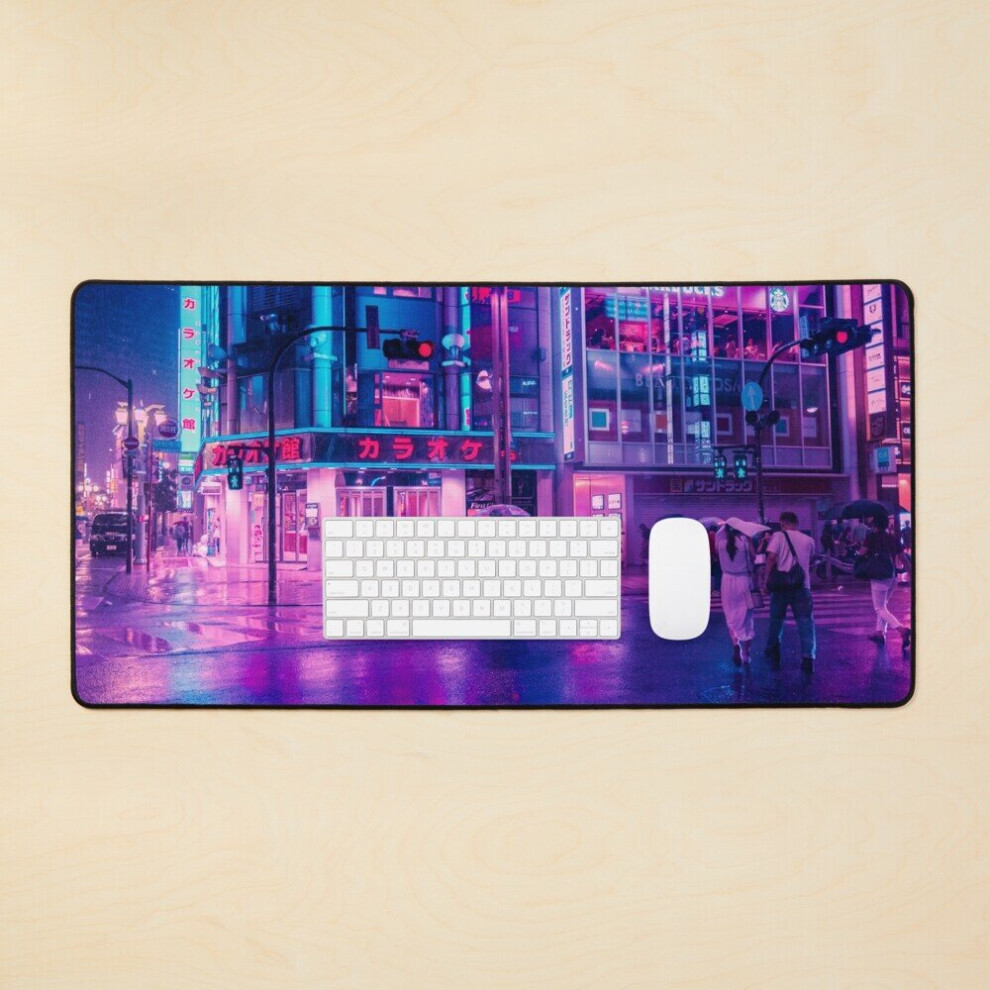 Desk Mat Neon Nostalgia Large Gaming Mouse Pad 35X16 Inch 7802738351866