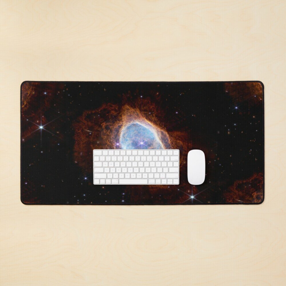 Desk Mat Southern Ring Nebula Large Gaming Mouse Pad 35X16 Inch 7802738374230