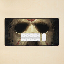 Desk Mat Jason Mask Large Gaming Mouse Pad 35x16 inch
