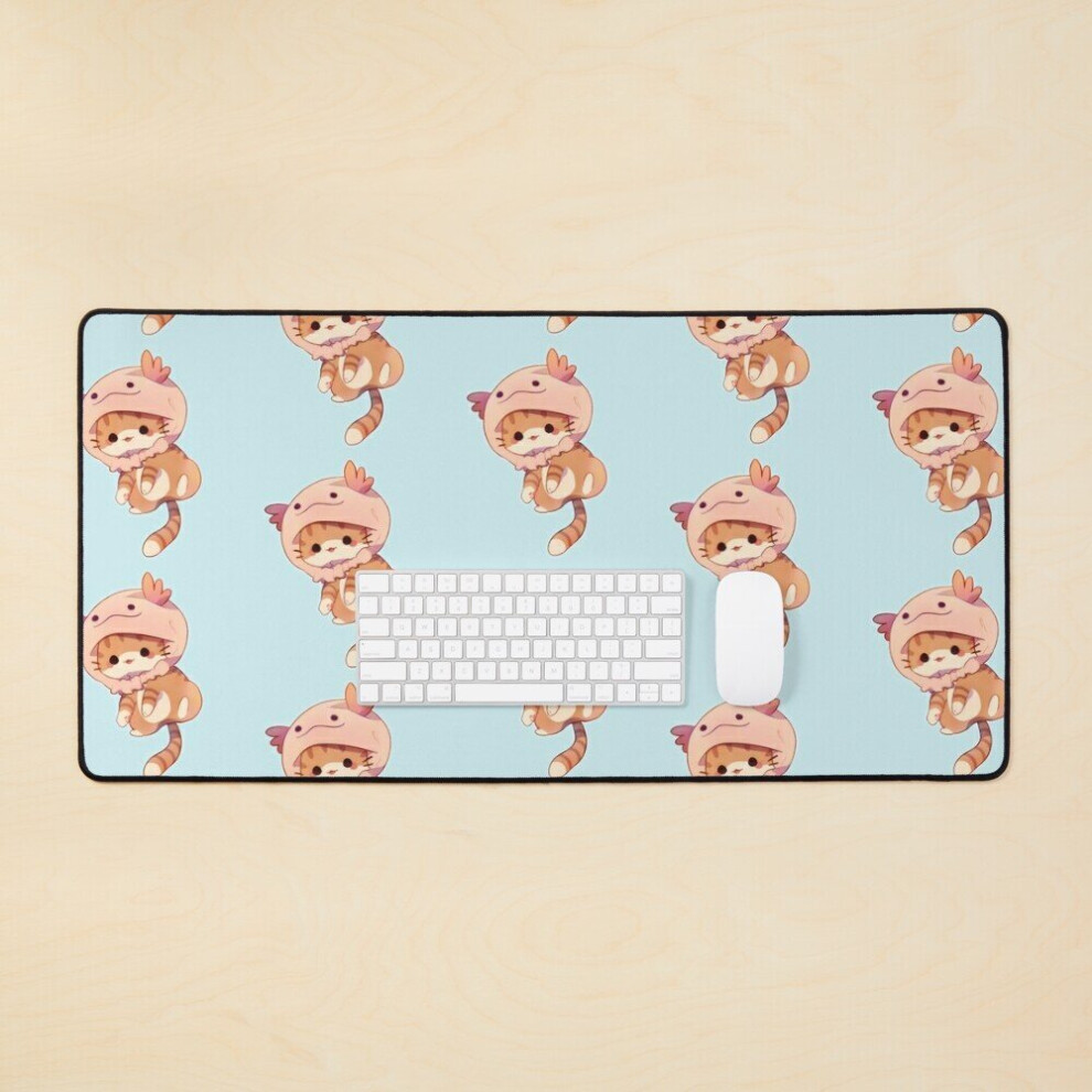 Desk Mat Axolotl Large Gaming Mouse Pad 35X16 Inch 7802738402339