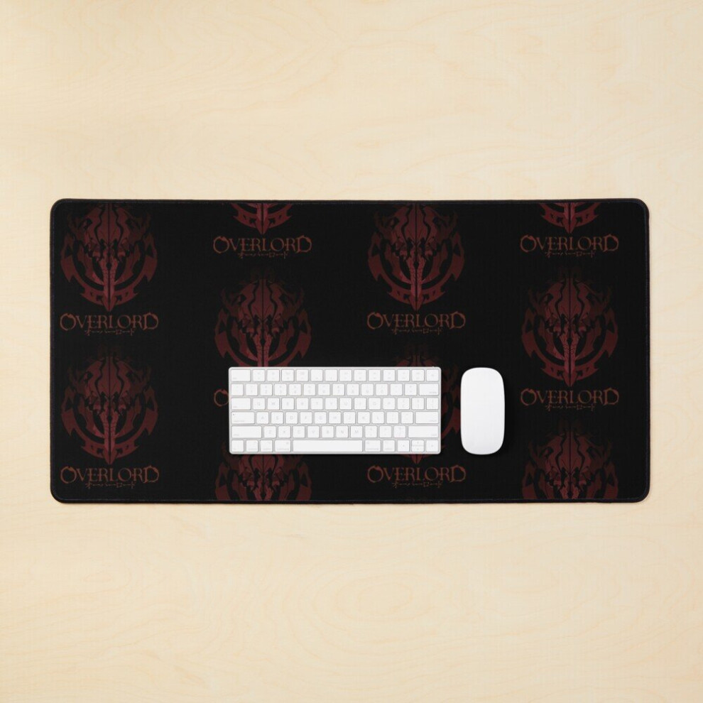 Desk Mat Anime Overlord Ainz Ooal Gown Crest Large Gaming Mouse Pad 35X16 Inch 7802738405323