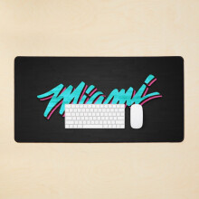 Desk Mat Miami Heat Large Gaming Mouse Pad 35x16 inch