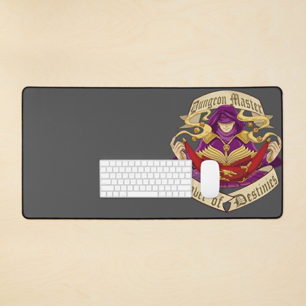 Desk Mat Dungeon Master Icon Large Gaming Mouse Pad 35X16 Inch 7802738320725