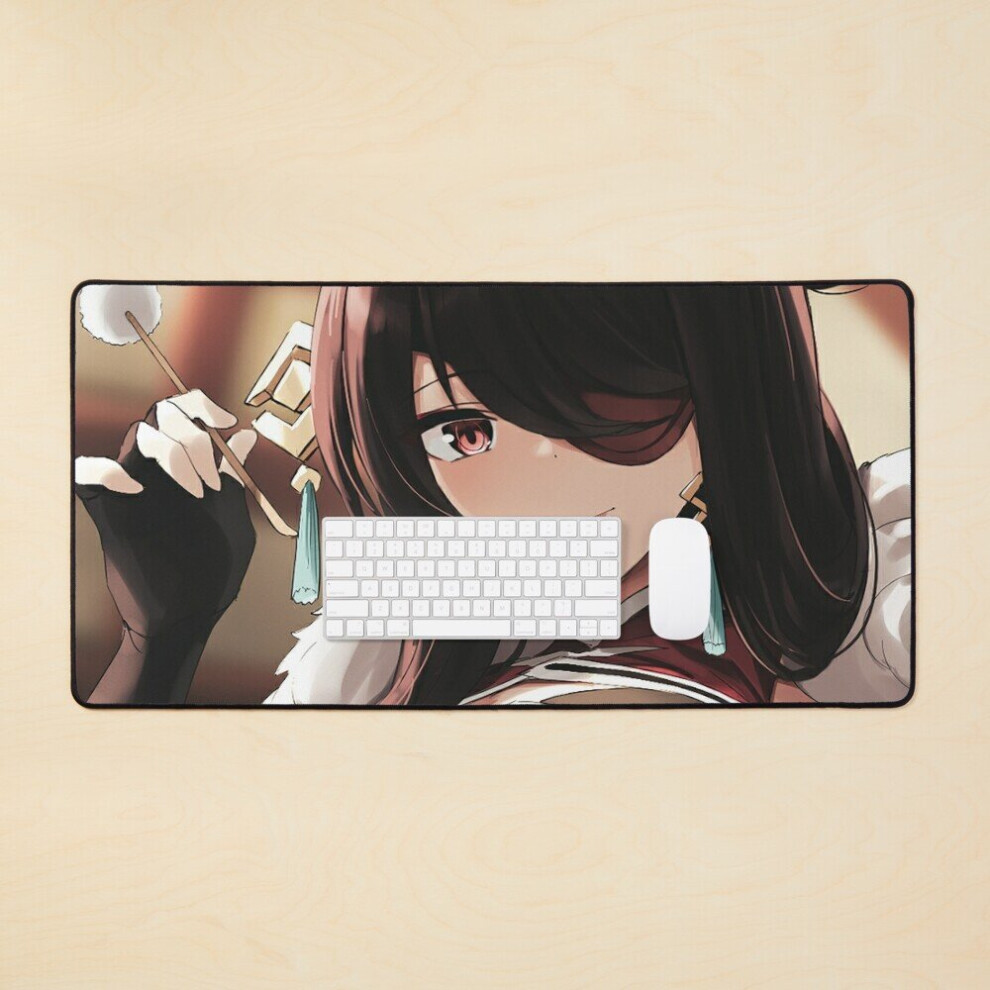 Desk Mat Genshin Impact Beidou Large Gaming Mouse Pad 35X16 Inch 7802738405729