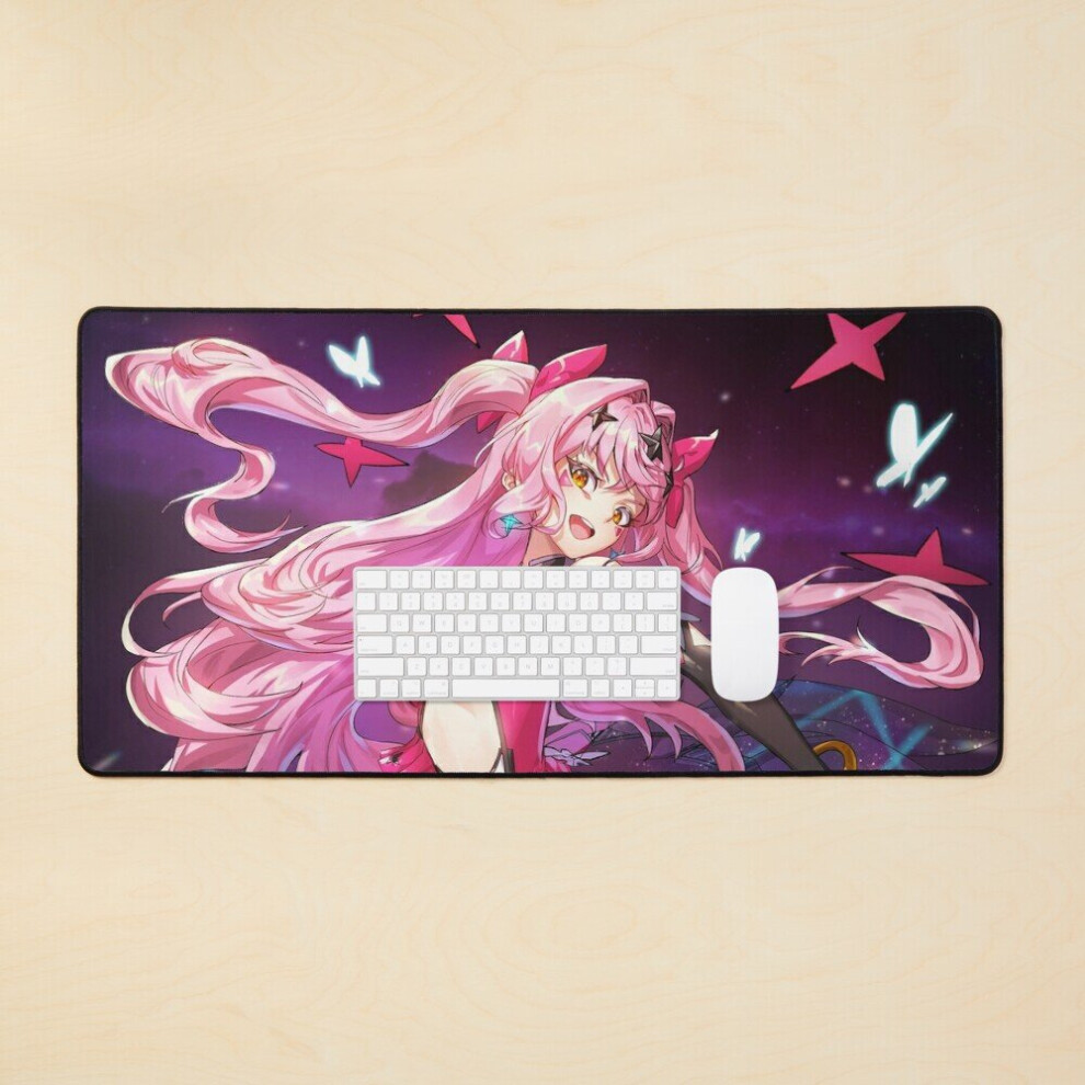 Desk Mat Top Model Luluca - Epic Seven Large Gaming Mouse Pad 35X16 Inch 7802738392593