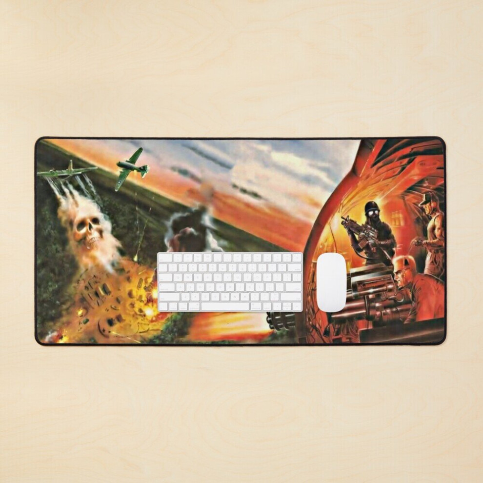 Desk Mat Sodom Agent Art Work Large Gaming Mouse Pad 35X16 Inch Orange 7802738330755