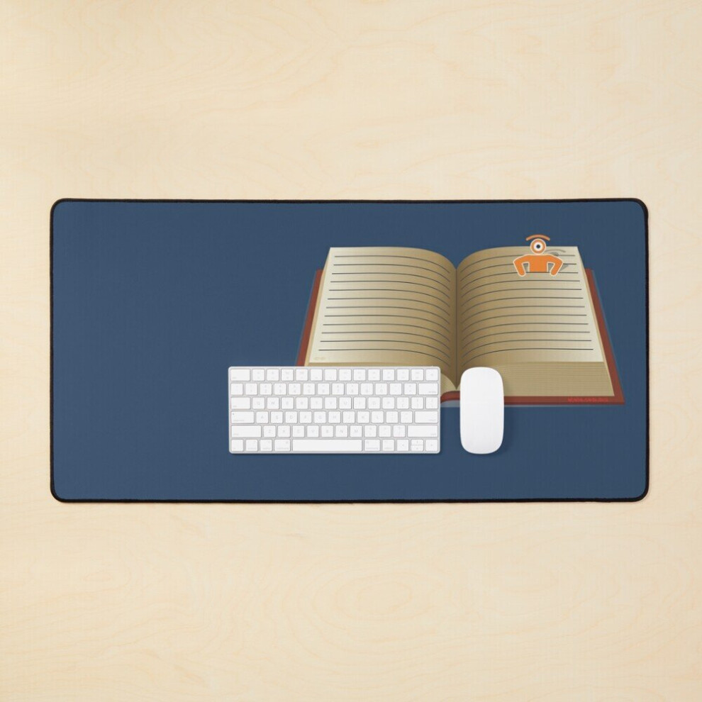 Desk Mat Between Lines I Shall Be Seen Large Gaming Mouse Pad 35X16 Inch 7802738391558