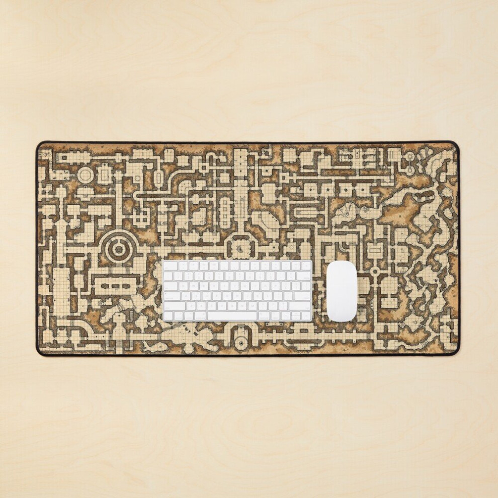 Desk Mat The Halls Of Geryon Large Gaming Mouse Pad 35X16 Inch 7802738310986