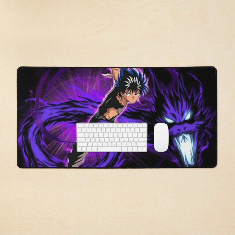 Desk Mat Yu Yu Hakusho - 90S Anime Large Gaming Mouse Pad 35X16 Inch 7802738372212