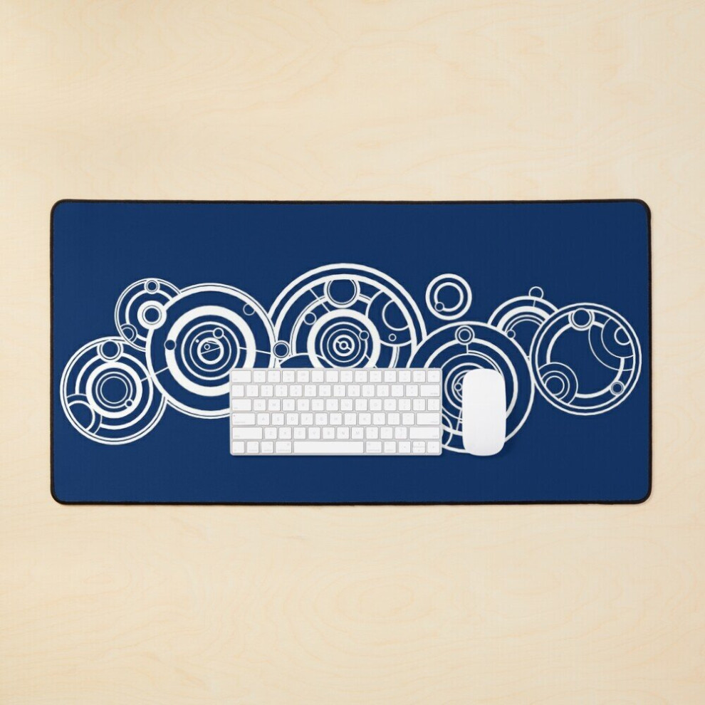 Desk Mat The Doctor's Name (White) Large Gaming Mouse Pad 35X16 Inch White 7802738388268