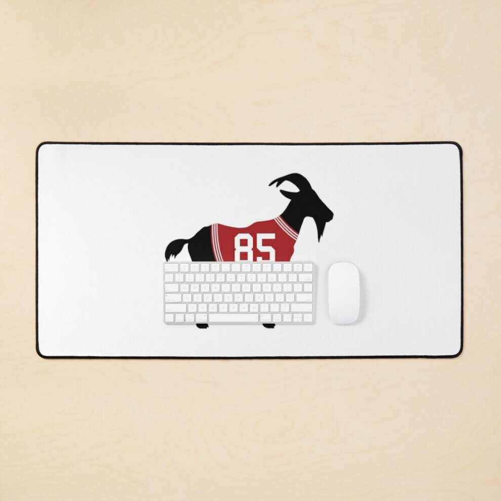 Desk Mat George Kittle Goat Large Gaming Mouse Pad 35X16 Inch 7802738352740