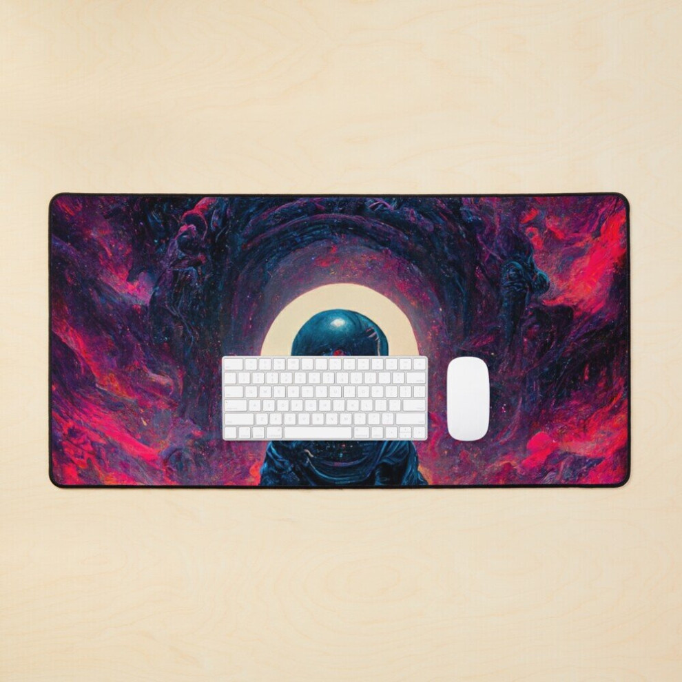 Desk Mat Deep Space Multiverse Space Portal Large Gaming Mouse Pad 35X16 Inch 7802738367133