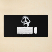 Desk Mat scream , scream movie 2022 Large Gaming Mouse Pad 35x16 inch