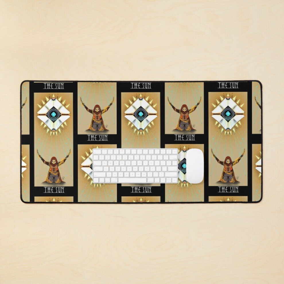 Desk Mat The Sun Destiny Tarot Large Gaming Mouse Pad 35X16 Inch 7802738341416