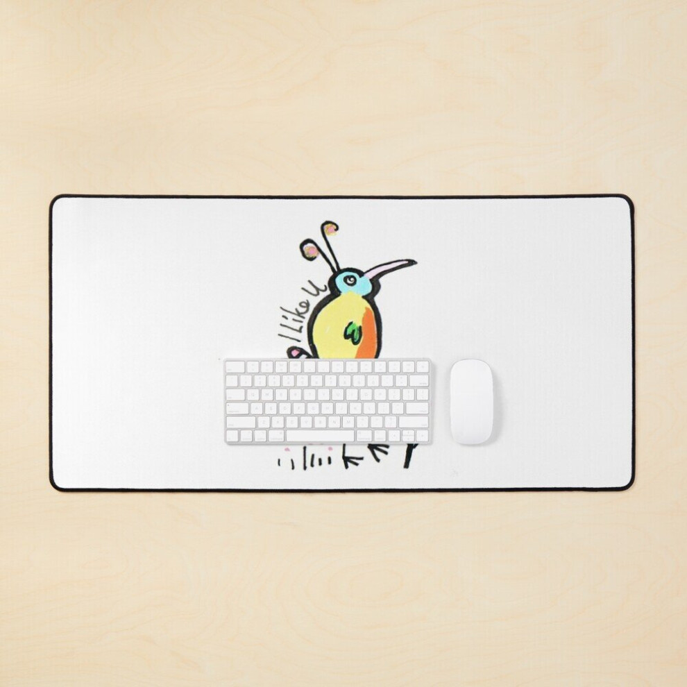 Desk Mat I Like U Large Gaming Mouse Pad 35X16 Inch 7802738391428