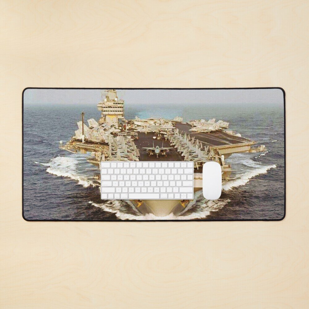 Desk Mat Uss Constellation (Cv-64) Ship's Store Large Gaming Mouse Pad 35X16 Inch 7802738392166