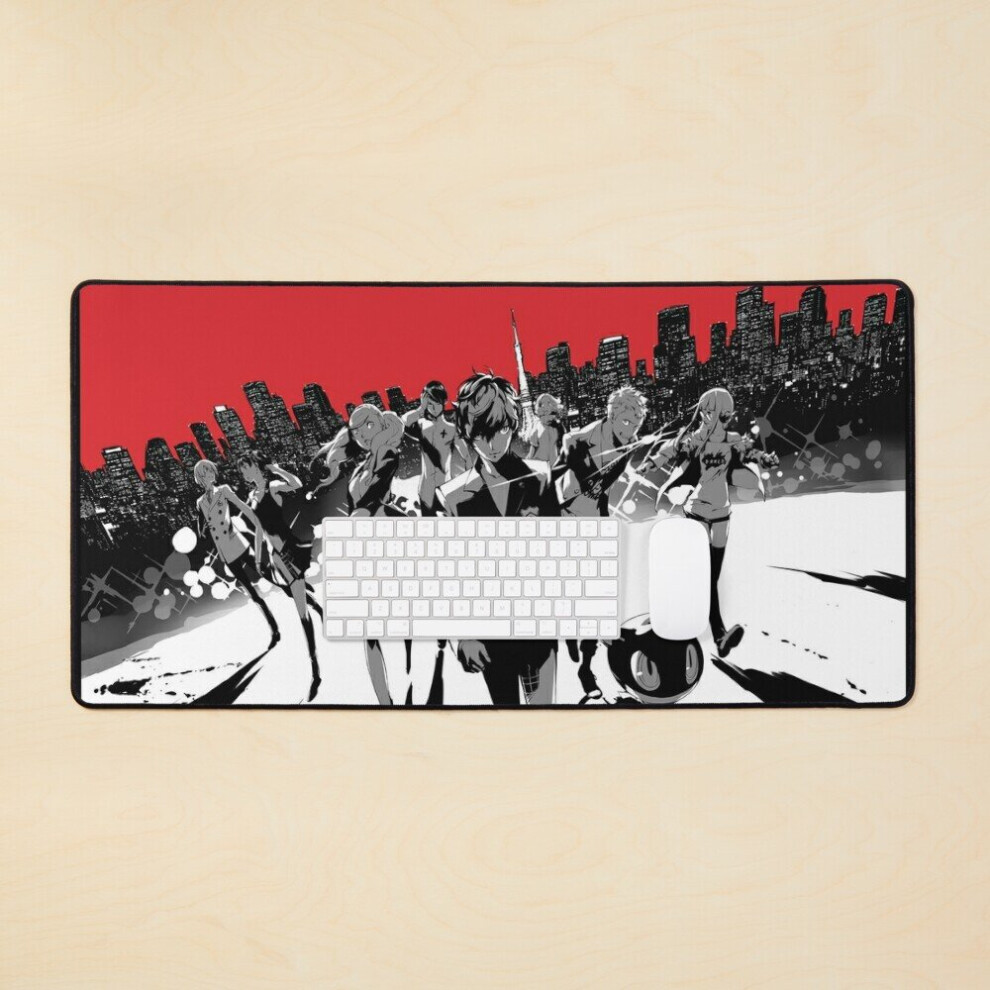 Desk Mat Take Your Heart - Persona 5 Large Gaming Mouse Pad 35X16 Inch 7802738313970