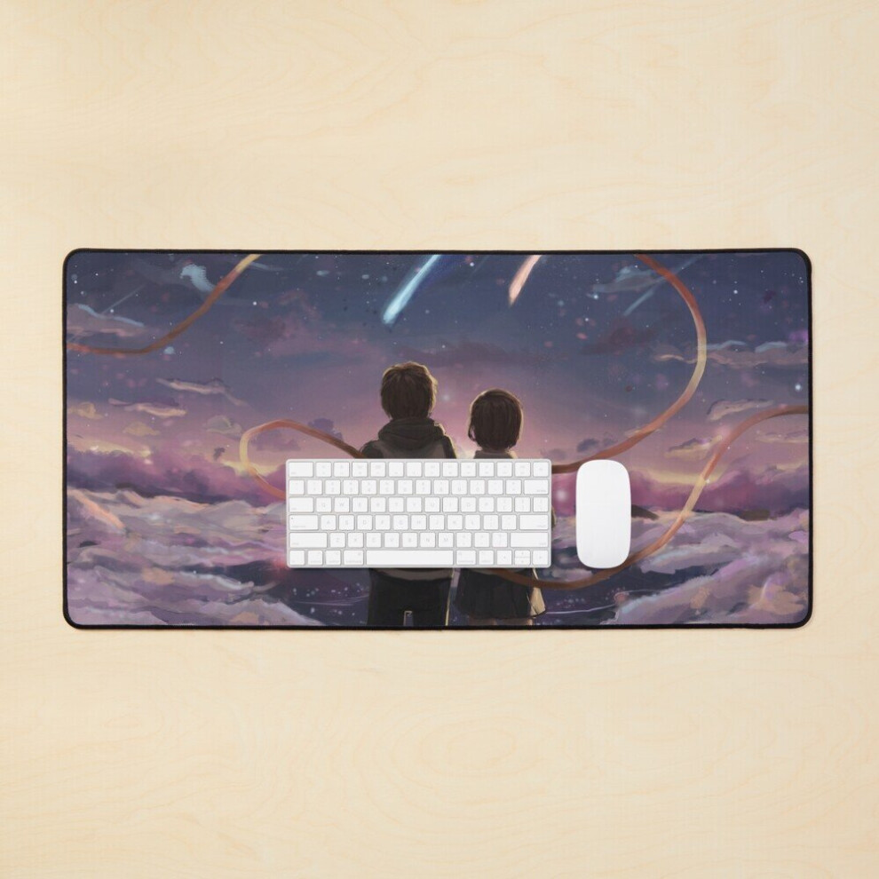Desk Mat Anime Sky Your Name Large Gaming Mouse Pad 35X16 Inch 7802738318333