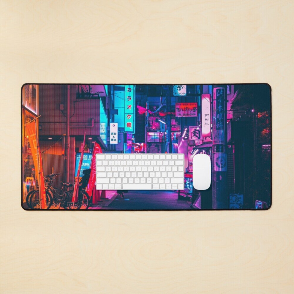 Desk Mat Neon Muse Large Gaming Mouse Pad 35X16 Inch 7802738333336