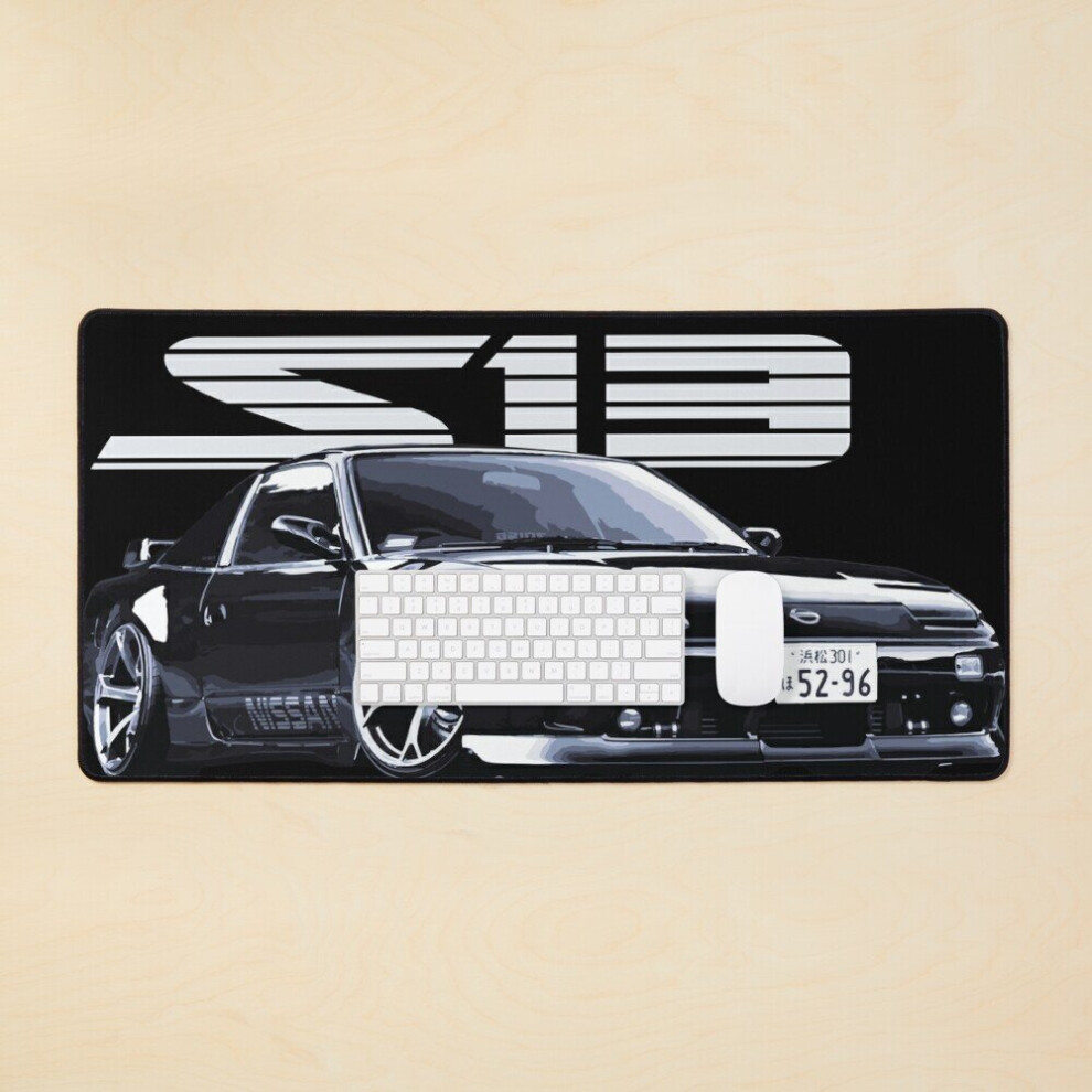 Desk Mat Nissan S13 Silvia Jdm Stye Large Gaming Mouse Pad 35X16 Inch 7802738323351
