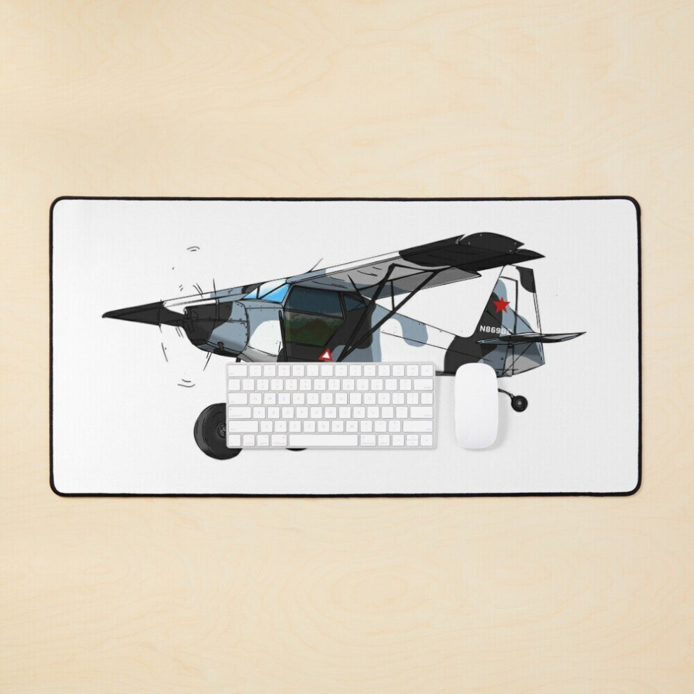 Desk Mat Just Aircraft Highlander N869bb Large Gaming Mouse Pad 35X16 Inch 7802738393392