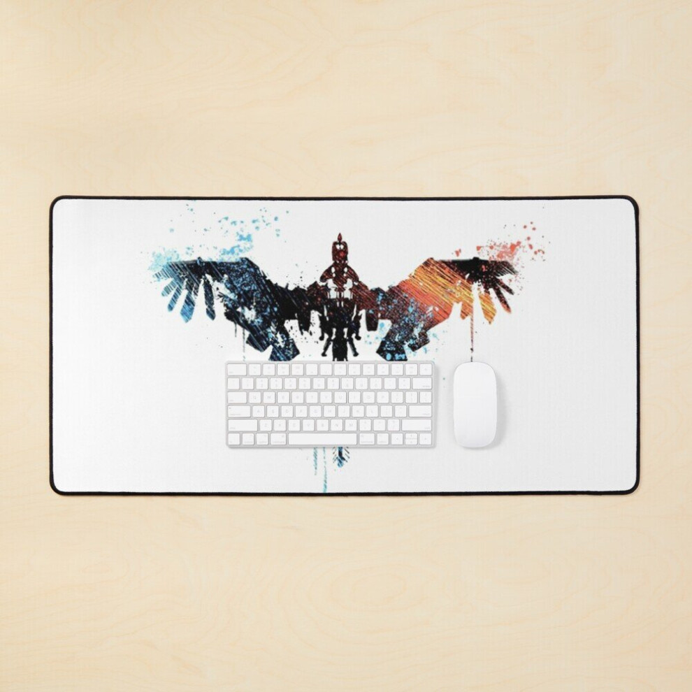 Desk Mat Eagle Wing Abstract Color Large Gaming Mouse Pad 35X16 Inch 7802738330823