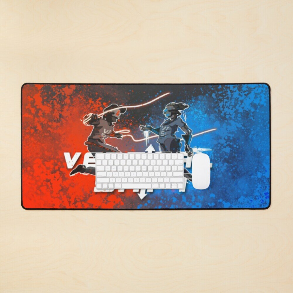 Desk Mat Vertical Shift Clash Large Gaming Mouse Pad 35X16 Inch 7802738333411
