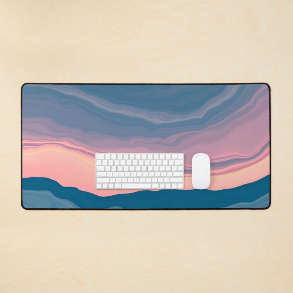 Desk Mat Sunset In Paradise Large Gaming Mouse Pad 35X16 Inch 7802738381269